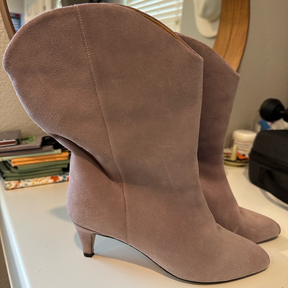 Isabel Marant Dernee Pale Purple Boots Size 37 - Picture 3 of 5